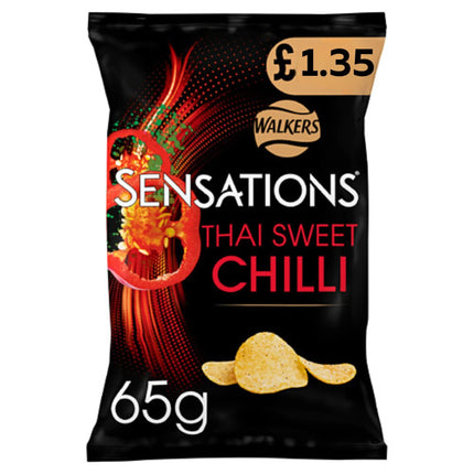 Walkers - Sensations Thai Sweet Chilli Crisps - 65g - The Fusion Mart UK