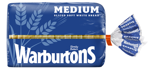 Warburtons medium blue (soft white,medium small  ) - The Fusion Mart UK