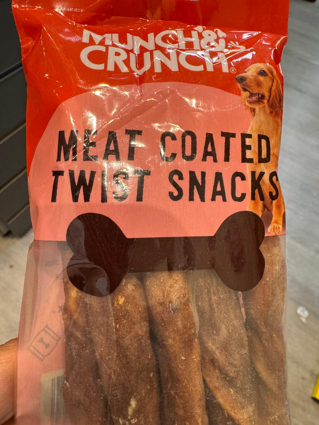Munch and Crunch Meat Coated Twist Snacks