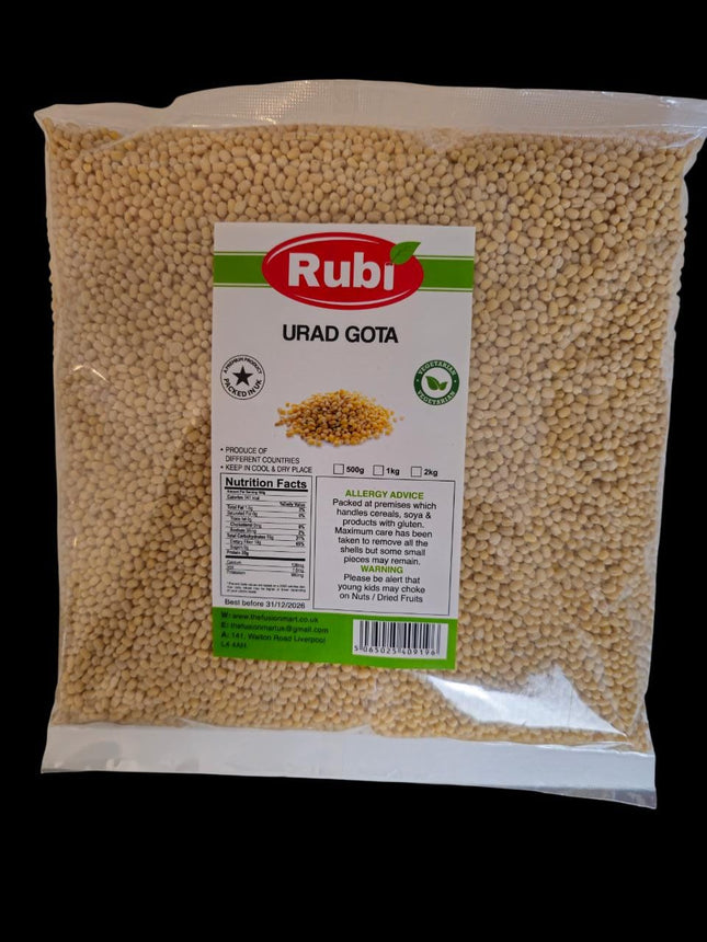 Urad Gota - Rubi - 500g, 1Kg, 2Kg, 5K - The Fusion Mart UK