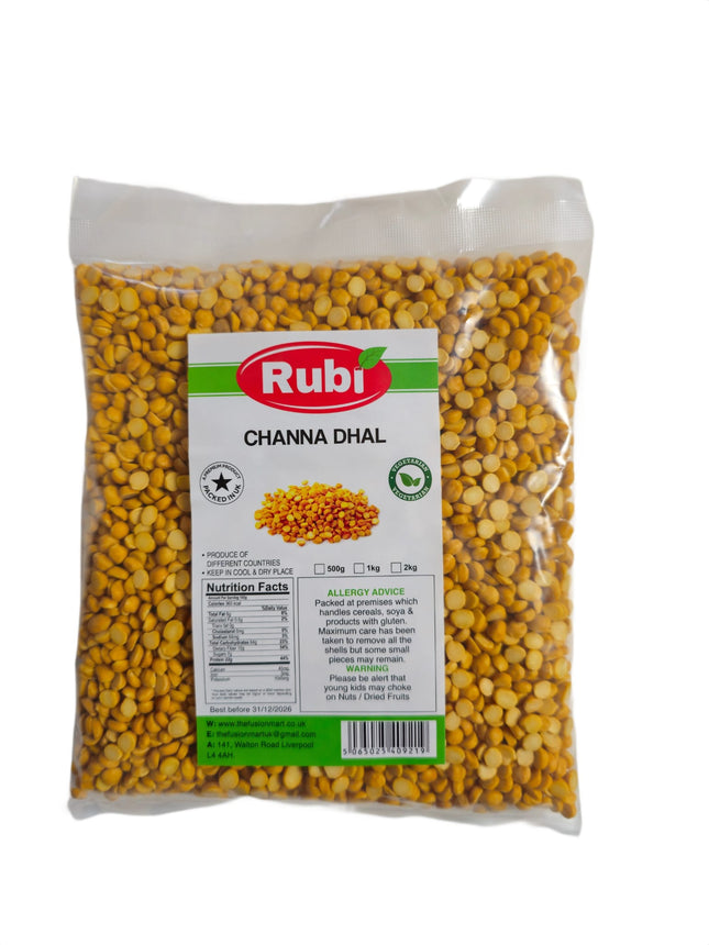 Channa Dhal- Rubi - 500g, 1Kg, 2Kg, 5K - The Fusion Mart UK