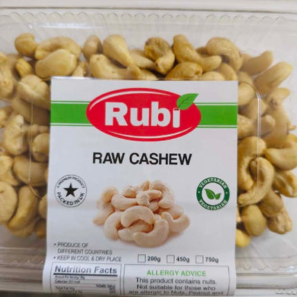 RAW CASHEW - 100G, 200G, 450G, 750G