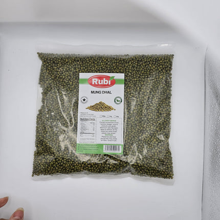 Whole Mung Dal  - Rubi - 500g, 1Kg, 2Kg, 5K - The Fusion Mart UK