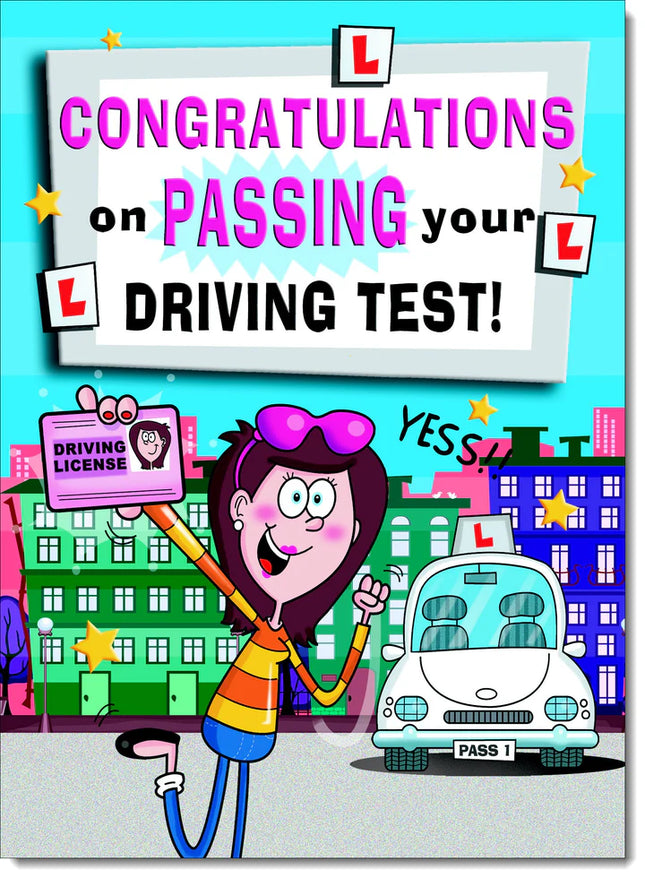 driving test pass card funny more shopping time - The Fusion Mart UK