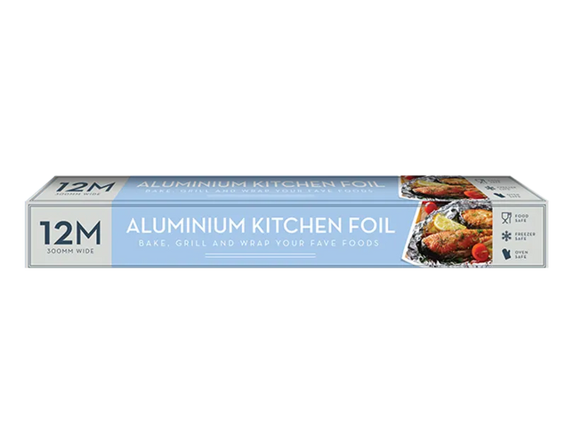 Aluminium Kitchen Foil 12m x 300mm - The Fusion Mart UK