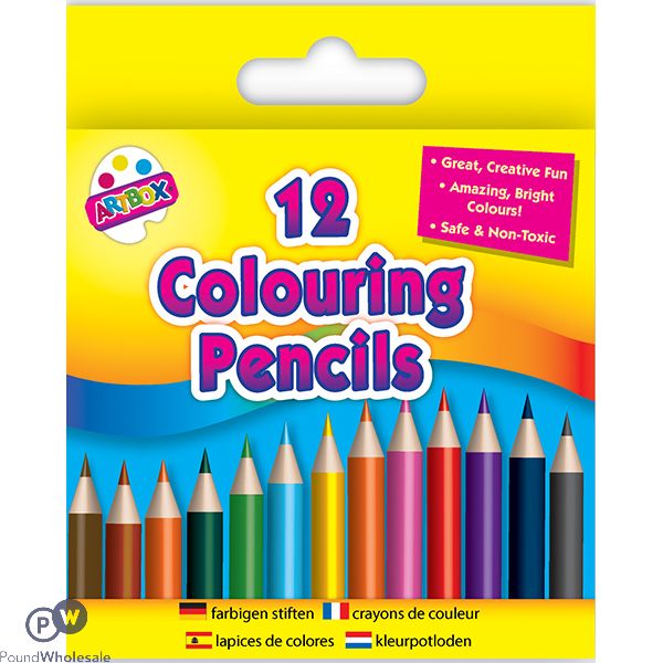 artbox assorted colour fine tip fiber colouring pens 8 pack - The Fusion Mart UK