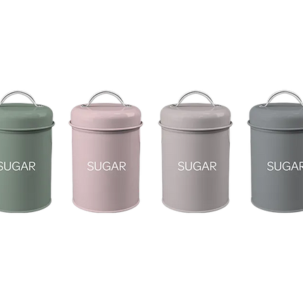 Natural Sugar Storage Jar With Lid Handle - The Fusion Mart UK