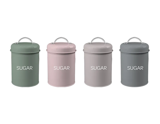 Natural Sugar Storage Jar With Lid Handle - The Fusion Mart UK