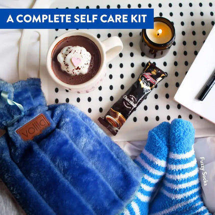 Birthday Gift Set For Women, Mum, Her, Friend, Sister, Mothers Day Gifts, Christmas Gifts For Women, Valentines Day - Mug, 1.5L Hot Water Bottle, Fluffy Socks, Scented Candle & Cocoa Powder - The Fusion Mart UK
