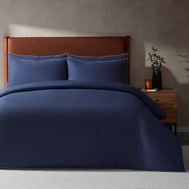 Extra Deep Fitted Sheets 25cm & 40cmDouble / Navy / 25CM - The Fusion Mart UK