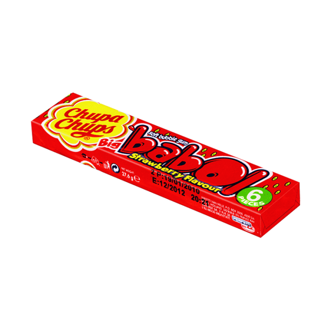 Chupa Chups Big Babol Strawberry Flavour Soft Bubble Gum - The Fusion Mart UK
