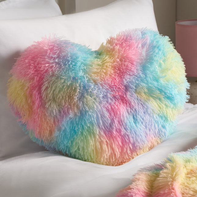FLUFFY FILLED CUSHION LILAC - The Fusion Mart UK