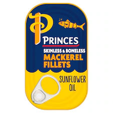 PRINCES MACKEREL FILLETS IN SUNFLOWER OIL - The Fusion Mart UK