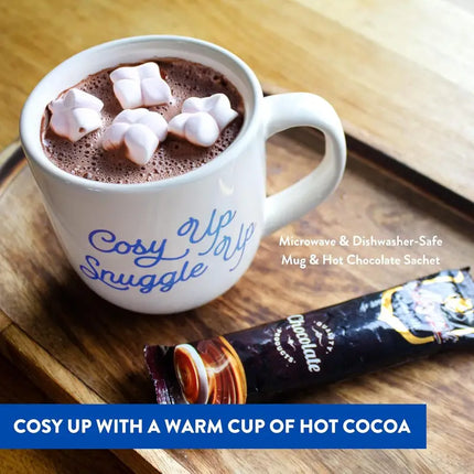 Birthday Gift Set For Women, Mum, Her, Friend, Sister, Mothers Day Gifts, Christmas Gifts For Women, Valentines Day - Mug, 1.5L Hot Water Bottle, Fluffy Socks, Scented Candle & Cocoa Powder - The Fusion Mart UK