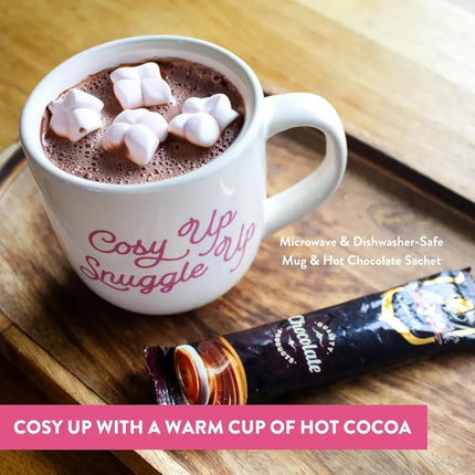 Birthday Gift Set For Women, Mum, Her, Friend, Sister, Mothers Day Gifts, Christmas Gifts For Women, Valentines Day - Mug, 1.5L Hot Water Bottle, Fluffy Socks, Scented Candle & Cocoa Powder - The Fusion Mart UK