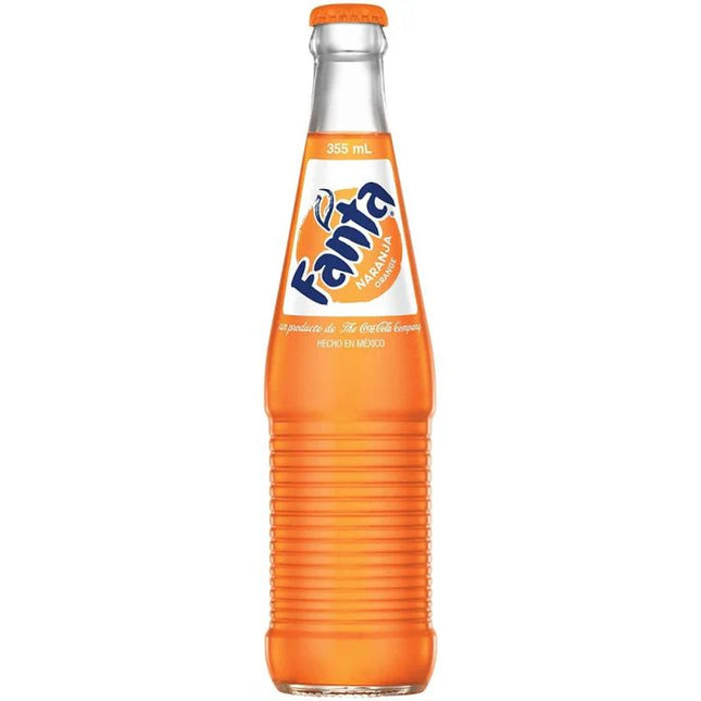 Mexican Fanta Orange glass bottle 355ml