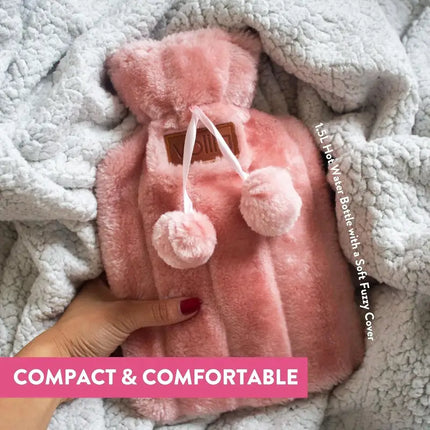 Birthday Gift Set For Women, Mum, Her, Friend, Sister, Mothers Day Gifts, Christmas Gifts For Women, Valentines Day - Mug, 1.5L Hot Water Bottle, Fluffy Socks, Scented Candle & Cocoa Powder - The Fusion Mart UK