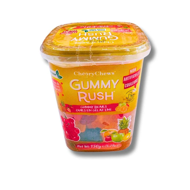 GUMMY RUSH BEARS OURS EN GELATINE 150G - The Fusion Mart UK