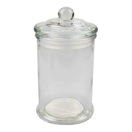 Plain Glass Jar with Lid 350ml - The Fusion Mart UK