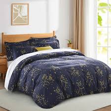 Gold Sparkle Printed Duvet CoverKing - The Fusion Mart UK
