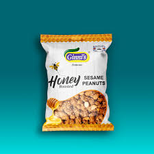 ginni Honey Roasted Sesame Coated Peanuts - 90 grams