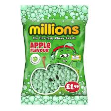 Millions Apple Bag 110g £1.49 PMP - The Fusion Mart UK