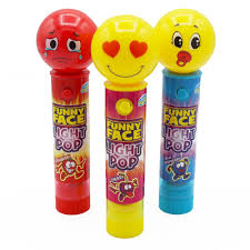 Crazy Candy Factory Funny Face Light Pops 11g Crazy Candy Factory Funny Face Light Pops 11g Crazy Candy Factory Funny Face Light Pops 11g Crazy Candy Factory Funny Face Light Pops - The Fusion Mart UK