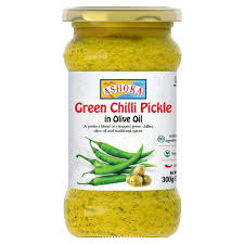 ASHOKA GREEN CHILLI PICKLE 300G