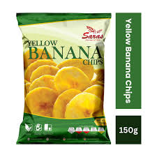 SARAS YELLOW BANANA CHIPS 200G