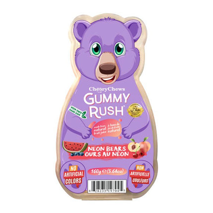Gummy Rush Bear- Neon Bears Tub 160g - The Fusion Mart UK