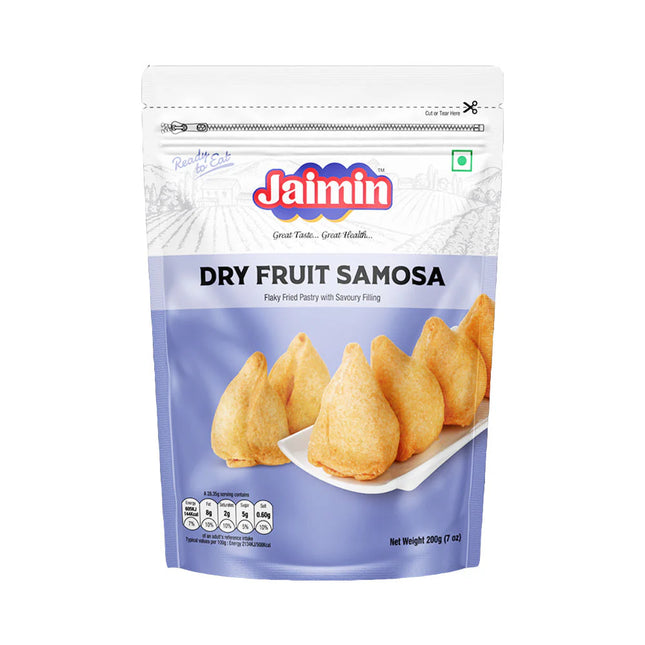 JAIMIN DRY FRUIT SAMOSA 200G - The Fusion Mart UK