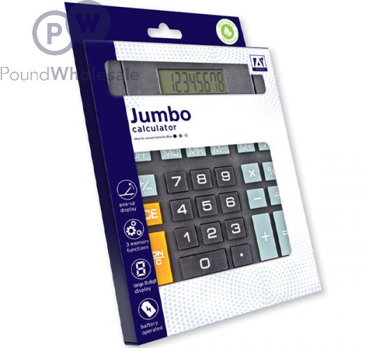 Jumbo Desktop Calculator - The Fusion Mart UK