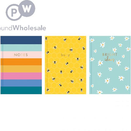 Just Stationery A4 Brights Hardback Notebook Assorted - The Fusion Mart UK