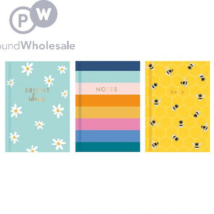 Just Stationery A6 Wild Hardback Notebook Assorted - The Fusion Mart UK