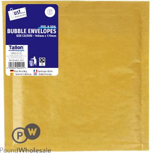 just sationary size d peel & seal bubble envelopes 180mm X 265mm 4 pack - The Fusion Mart UK