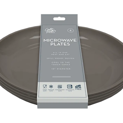 Microwave Plates 4pk - The Fusion Mart UK