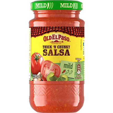 OLD EL PASO CHUNKY SALSA MILD - The Fusion Mart UK