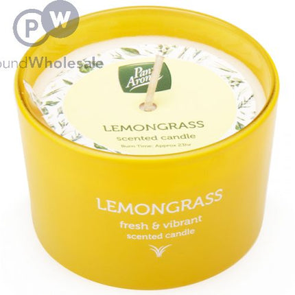 Pan Aroma Lemongrass Scented Jar Candle 85g - The Fusion Mart UK