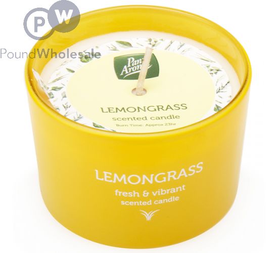 Pan Aroma Lemongrass Scented Jar Candle 85g