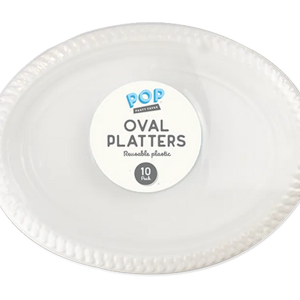 white plastic oval - The Fusion Mart UK