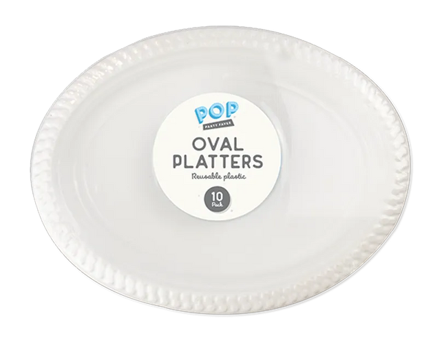white plastic oval - The Fusion Mart UK