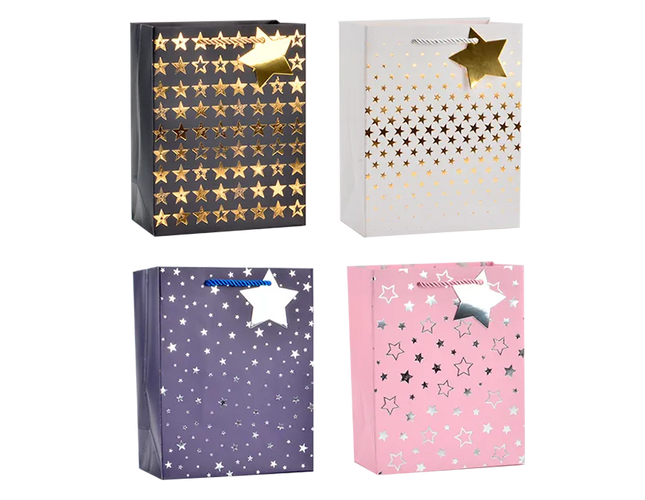 Pastle giltter birthday medium bag - The Fusion Mart UK