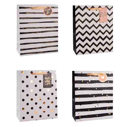 Patterned foil med gift bag - The Fusion Mart UK