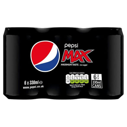PEPSI COLA MAX 6PK - The Fusion Mart UK