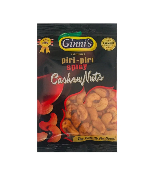 ginni piri piri cashews - 110 grams - The Fusion Mart UK