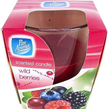 Pan Aroma Jarred Scented Candle With Lid Wild Berries - The Fusion Mart UK