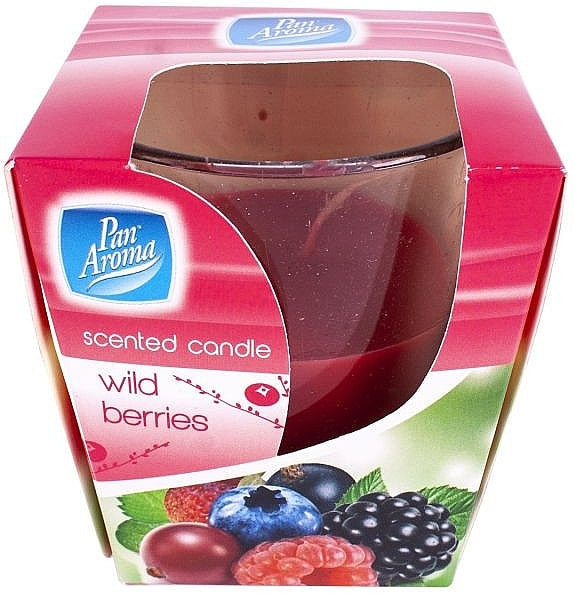 Pan Aroma Jarred Scented Candle With Lid Wild Berries - The Fusion Mart UK