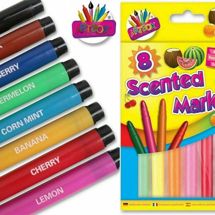 Artbox Assorted Colour Scented Markers 8 Pack