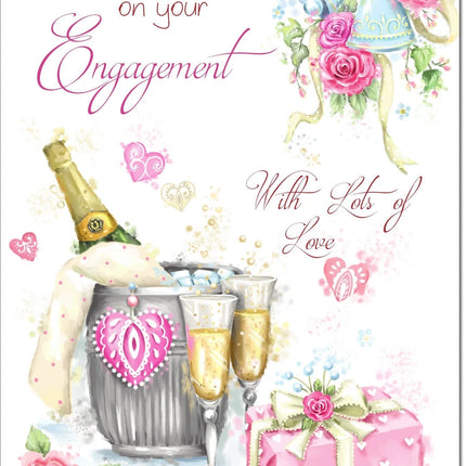 engagement card champaign bucket - The Fusion Mart UK
