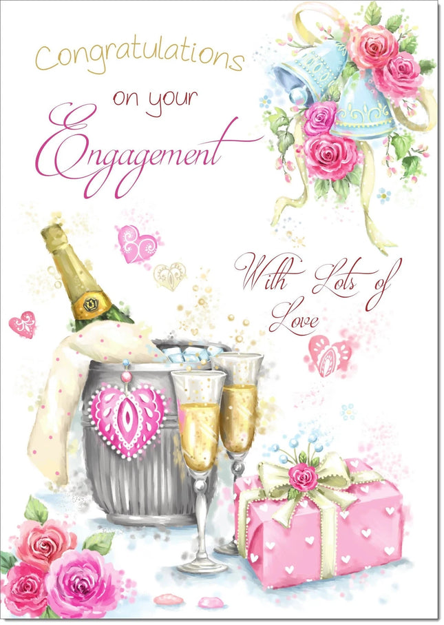 engagement card champaign bucket - The Fusion Mart UK